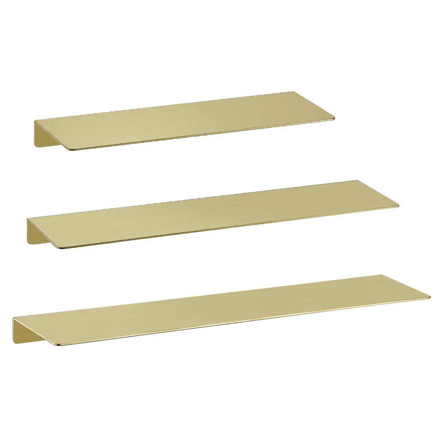 Kitchen Storage Shelf 304 Stainless Steel Toilet Shelves Gold Bathroom Shelf Rack