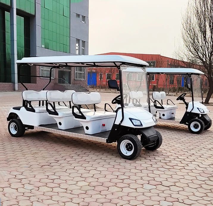 China Brand high quality cheap price sightseeing car electric golf buggy KEPLER model A 6 seats golf cart for sale