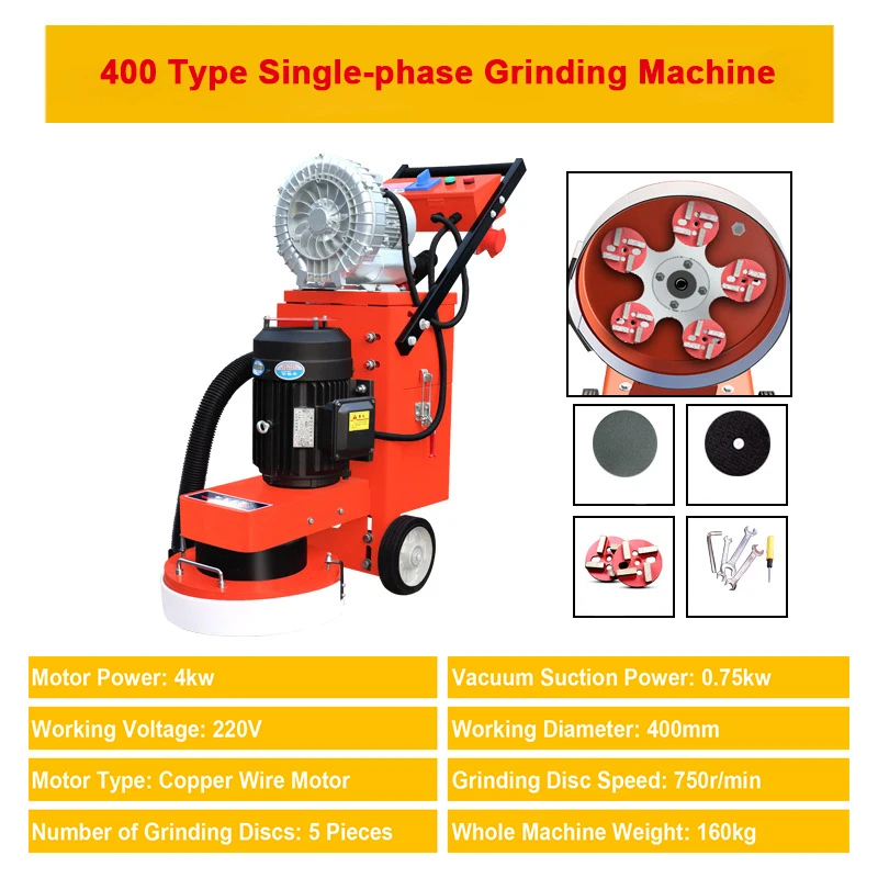 Epoxy Flooring Tools Polishing Machine Wet Dry Concrete Floor Grinder Floor Grinding and Polishing Terrazzo Machine