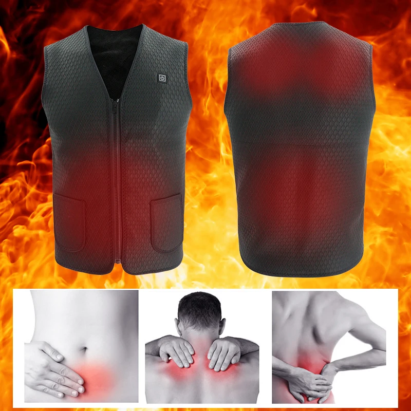 heating warm vest inner tank battery 9 zone description high-end intelligent charging and jacket without