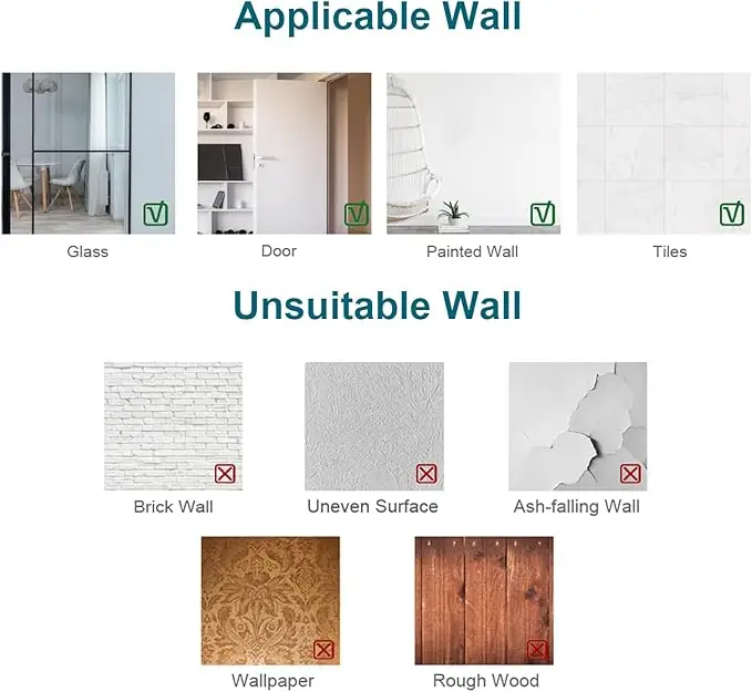 Factory Supply Tiktok Acrylic Flexible Non-deformed Soft Plastic Full Length 2MM Thickness Frameless Self-adhesive Wall Mirror
