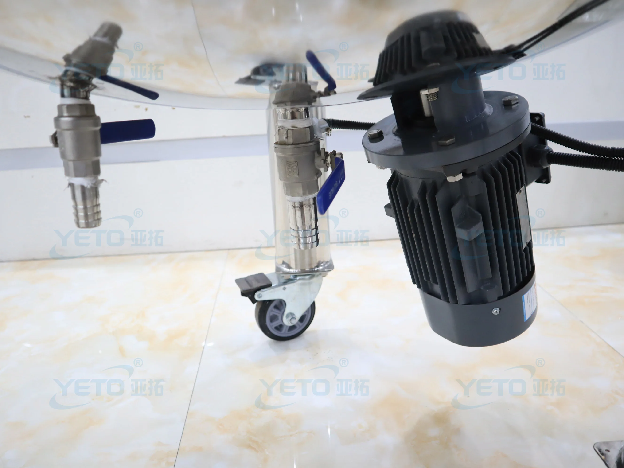 Stainless Steel Syrup Sauce Lotion Liquid Soap High Shear Agitator Mixer Tank Soap Making Machine Cosmetic Equipment