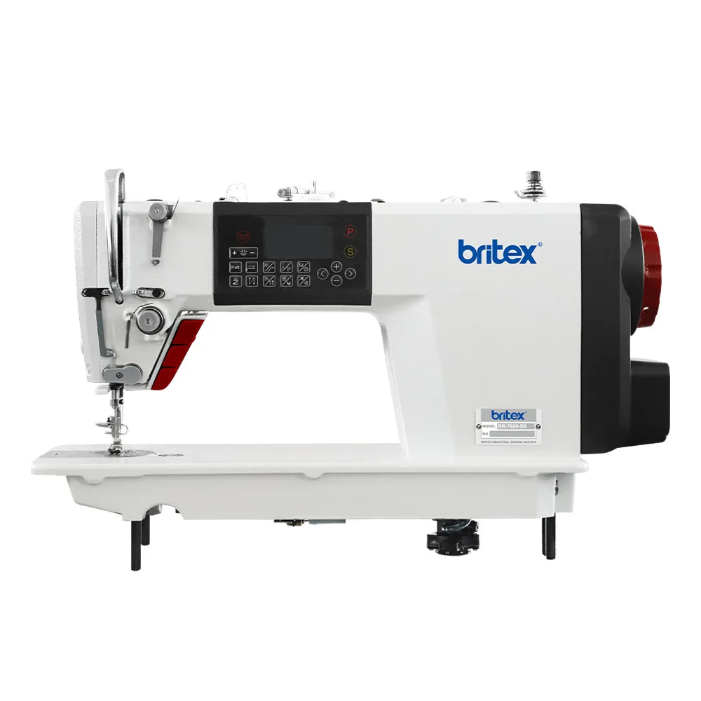Worlden Britex BR-7600-D6 stepper motor full automatic lockstitch multifunctional computer sewing machine with pattern stitch