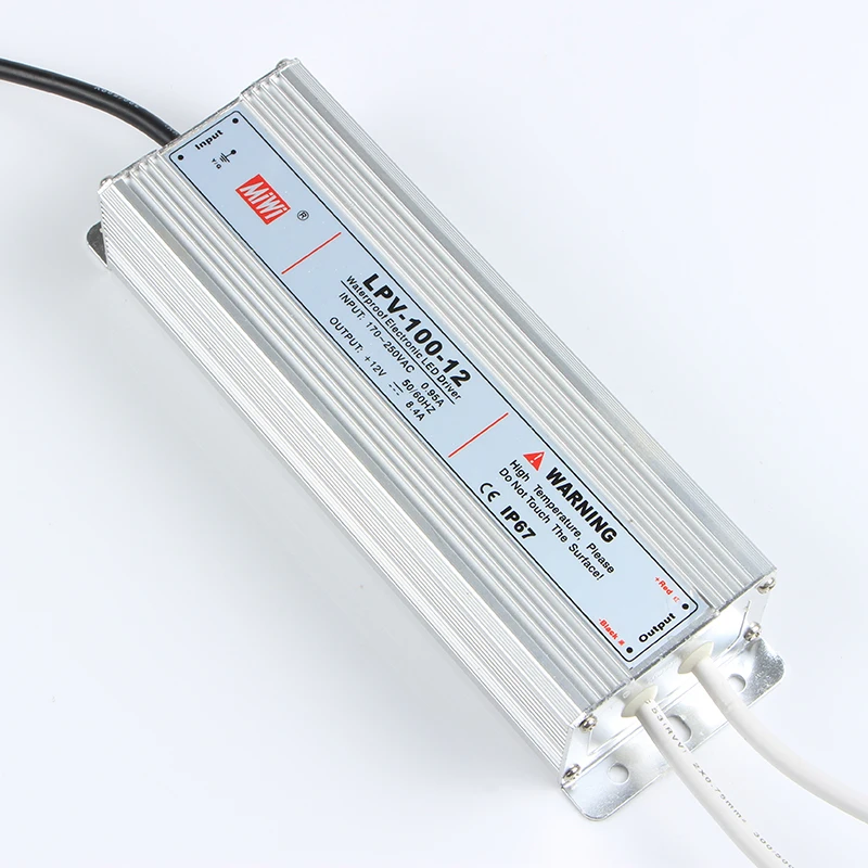 LPV-100-12 100W 12V 8.4A Waterproof IP67 switching power supply