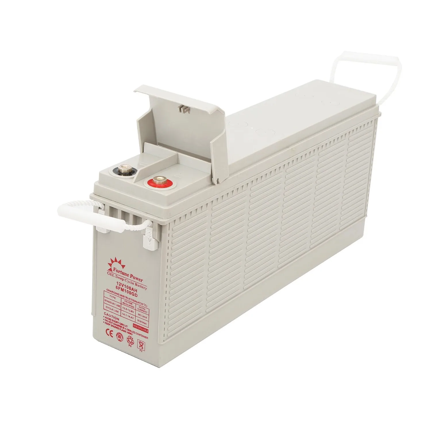 
Storage front terminal agm battery 12v 100ah 