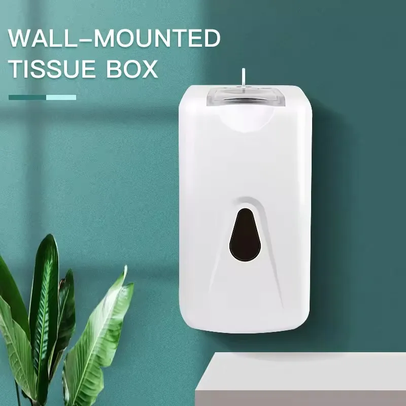 Wall mount plastic mini wet wipes dispenser with lid