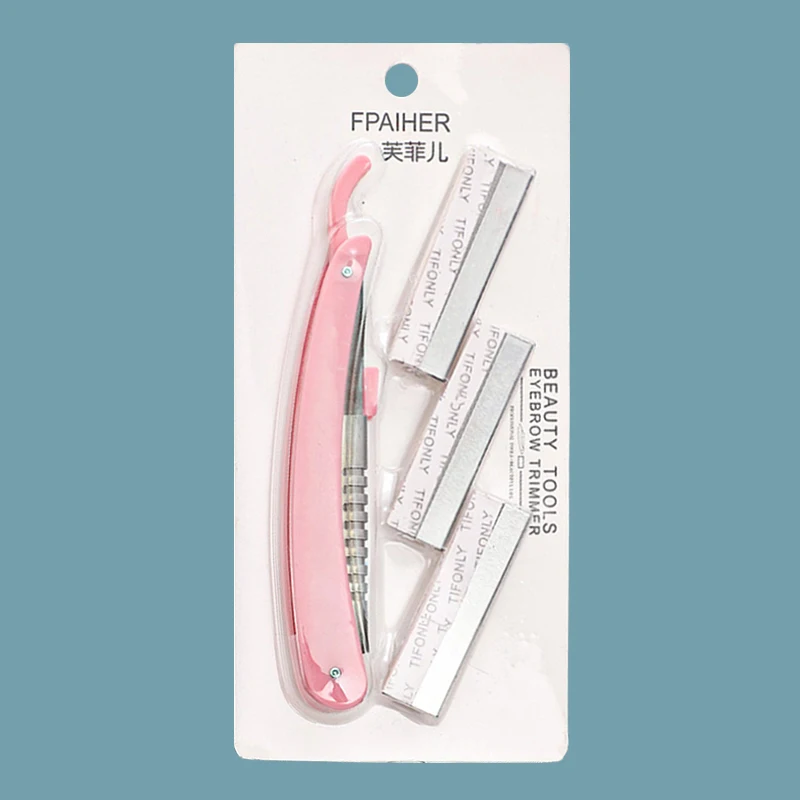 Portable Hairdressing Haircut Razor Folding Razor Shaving Hairdressing Eyebrow Trimming Shaving Tool
