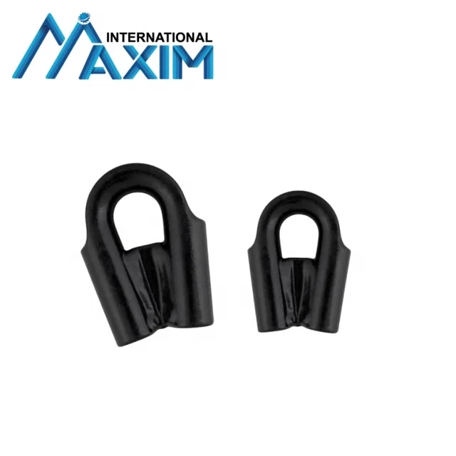 Powder Coated Marine Hardware Tubular Wire Rope Thimble With Gusset