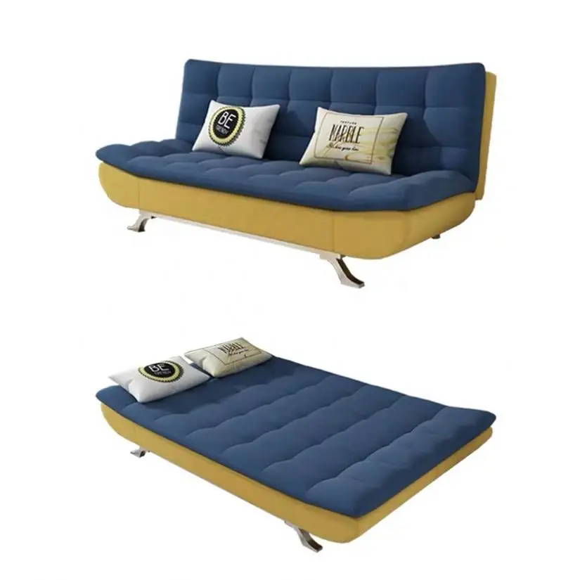 Practical fabric sofa bed multi-purpose Divan living room sofa and bed combination folding sofa