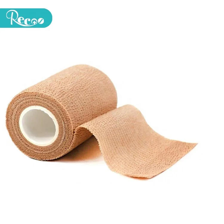 Recoo Self-Adherent Wrap Neon Rainbow Pack, Cohesive bandage 3 Inches x 5 Yards