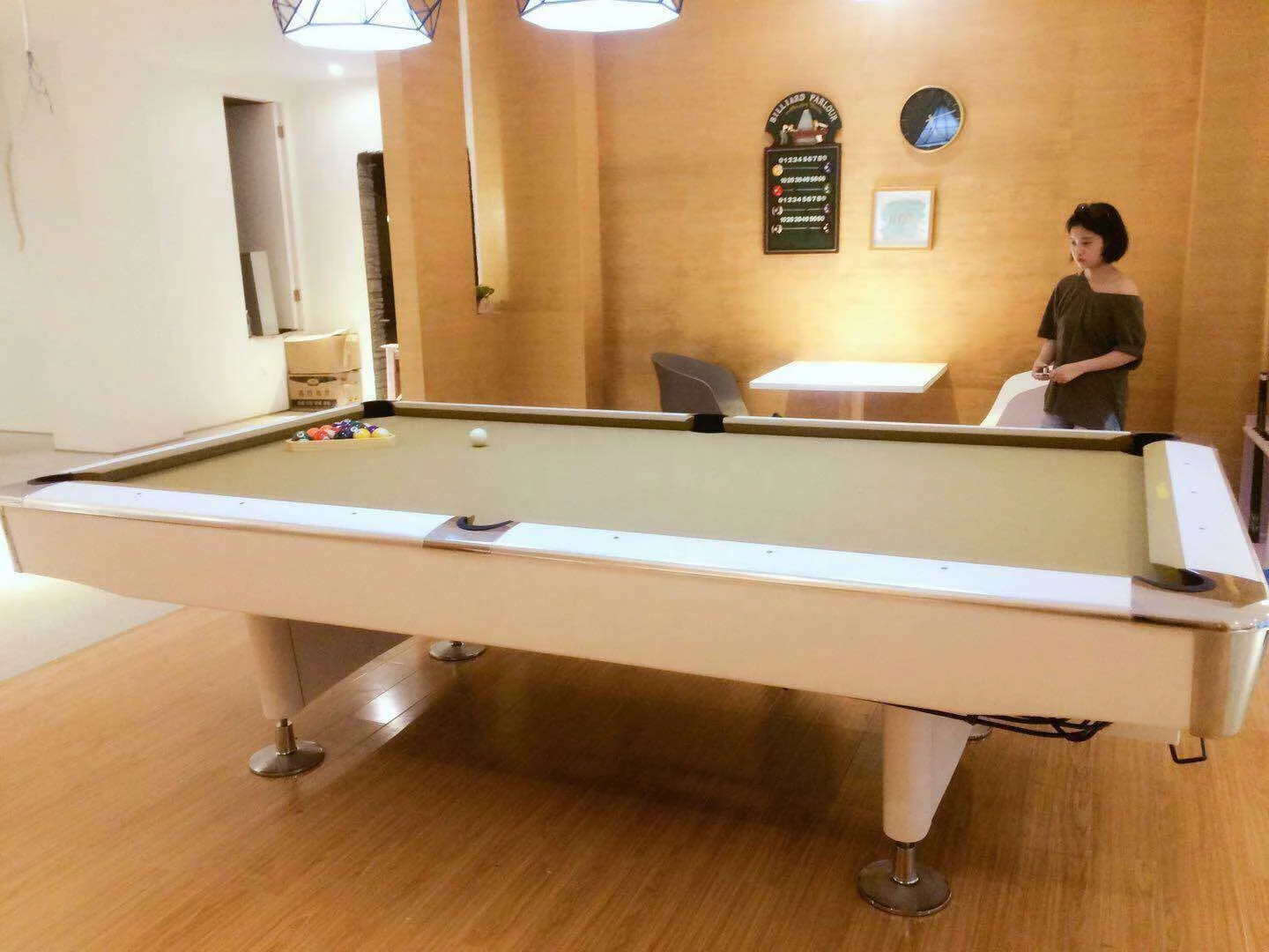  Оптовая продажа современный бильярдный стол из массива дерева 9 футов снукер Франция