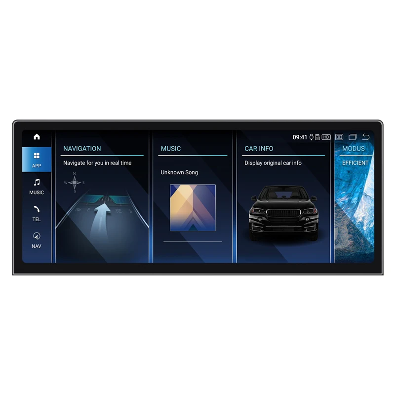 Android Multimedia Player Screen For BMW 5 Series E60 E61 E63 E64 2009-2010 CIC Android Multimedia Player