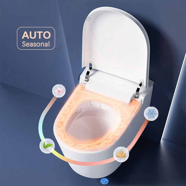 Luxury Sanitary Ware Hanging Water Saving Inodoro Wc Foot Sensor Electric Toilet Bowl Wall Hung Smart Toilet for Hotel