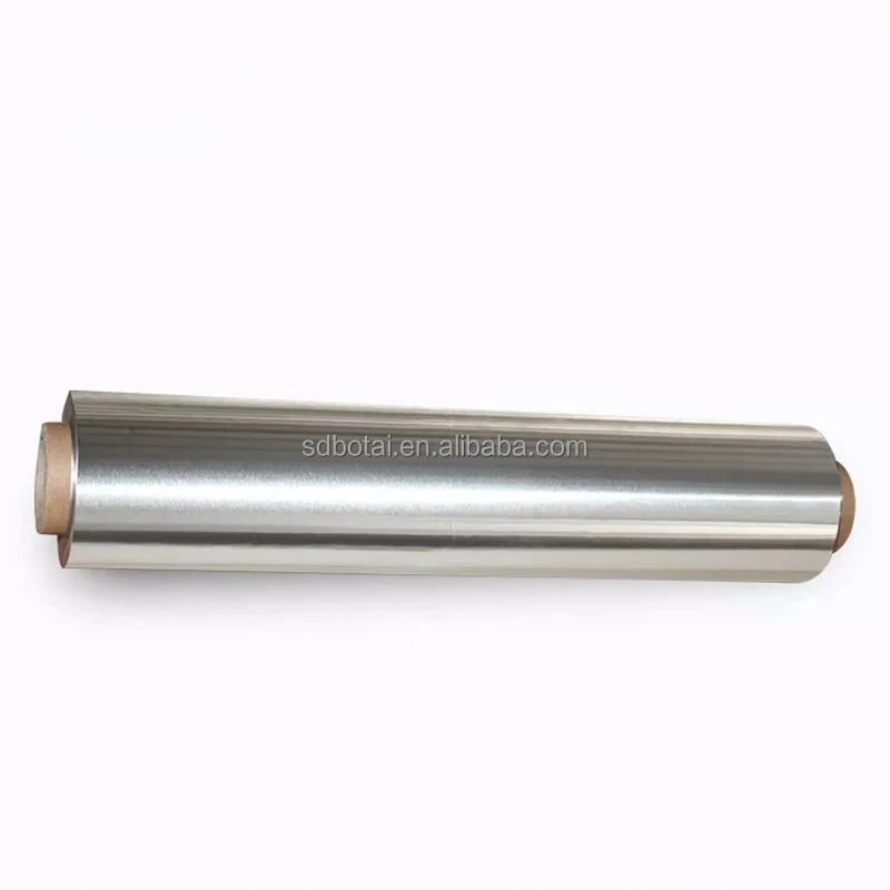 Heavy-Duty 8011 Kitchen Aluminum Foil 8011 Metal Foil Roll for Food Baking & Barbecue Slide Cutter Easy Foods Wrapping Covering