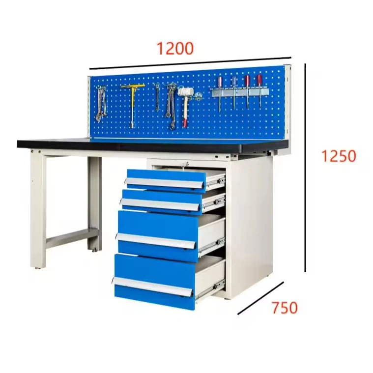 Top Manufacturing workbench Industrial Tool drawer Chest/Machine shop workbench 4 drawers