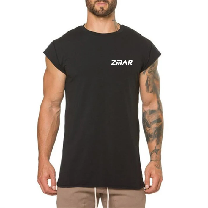 Gym Fitness Running Workout Plain Racerback Tank top for Men