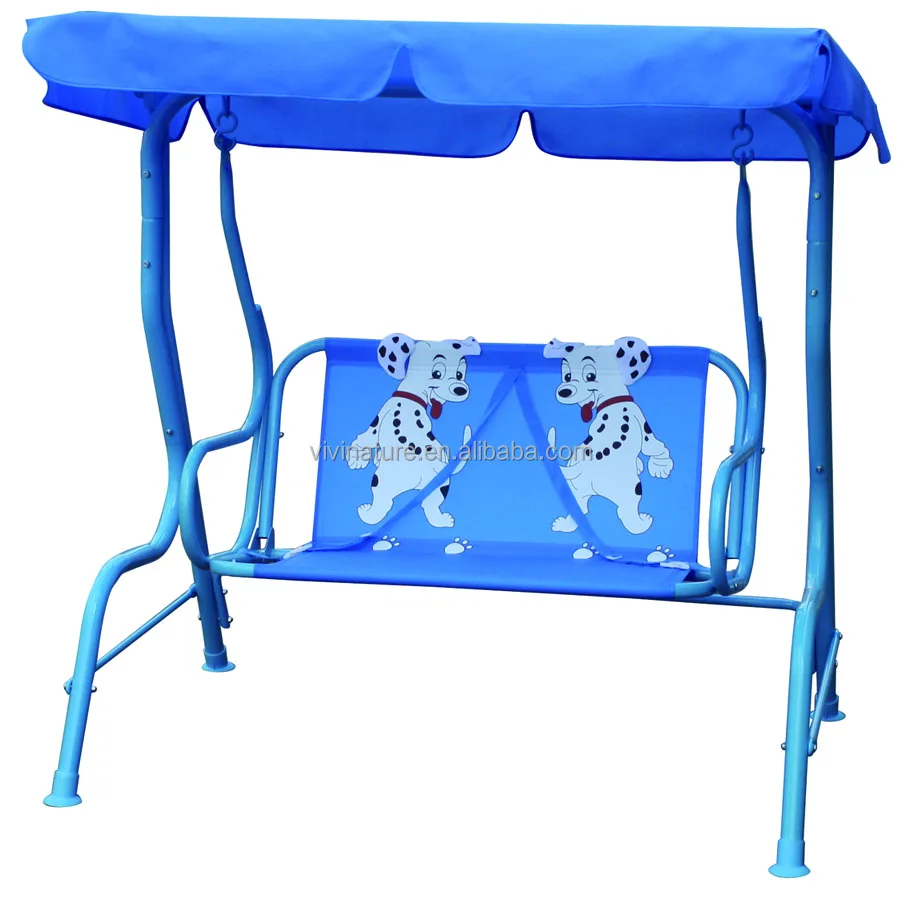 Two Seat Popular Garden  Children Swing and Kids Play Patio Swing