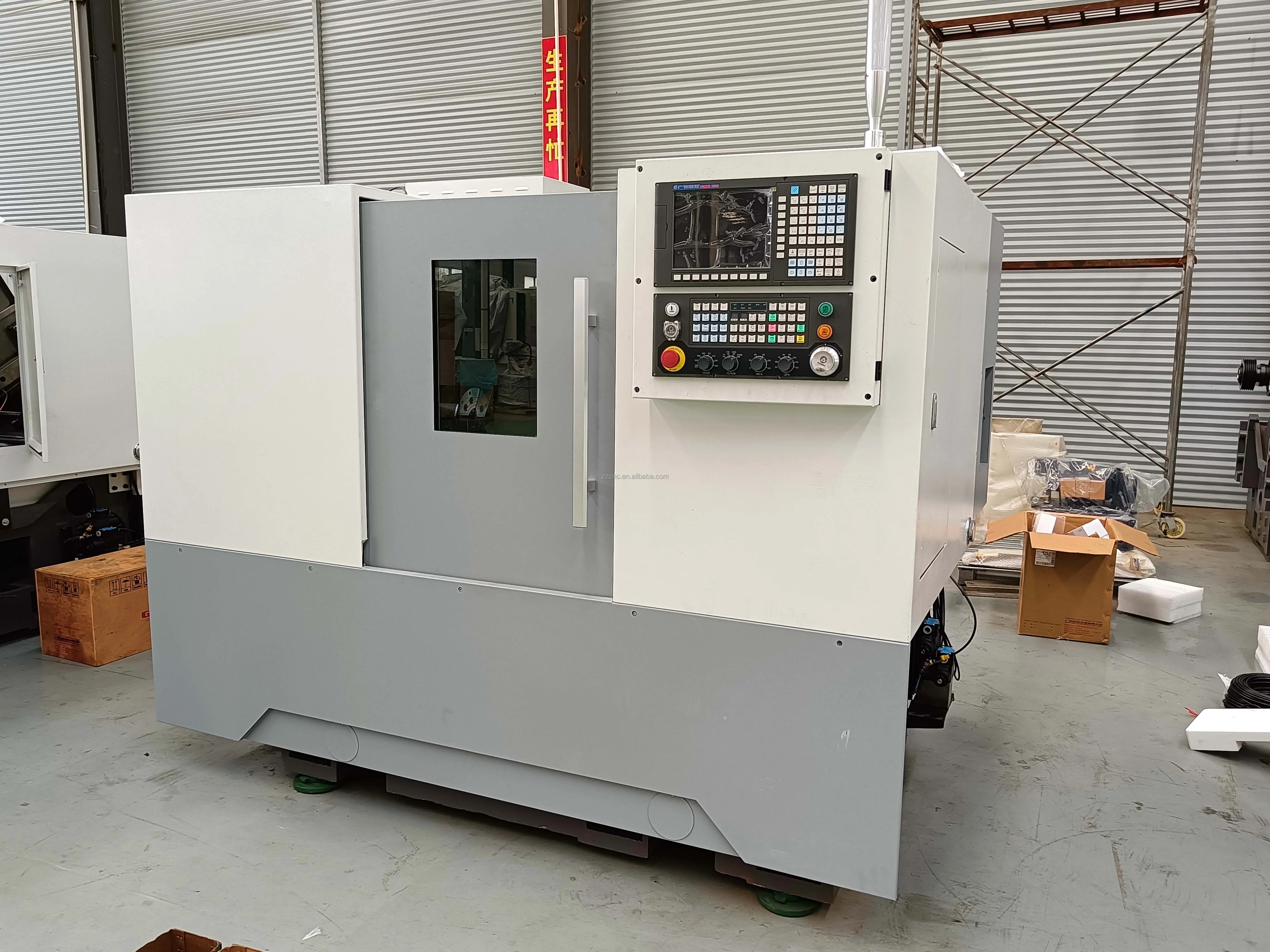 CNC slant bed lathe TCK50 turning machine center with Y axis