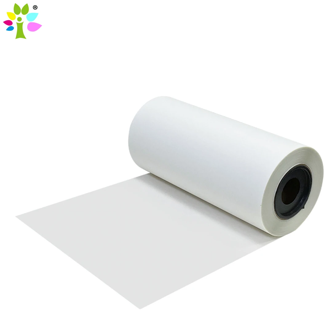 DTF Transfer Film Roll 11.8 Inch x 328 FT Single Double Sided Matte Clear PreTreat DTF Roll Film for Dark and Light T-shirts