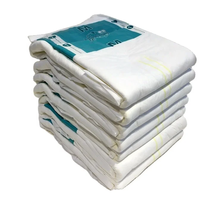 Hot Sale Super Absorbent Economic disposable cheap adult diapers with private brands and label