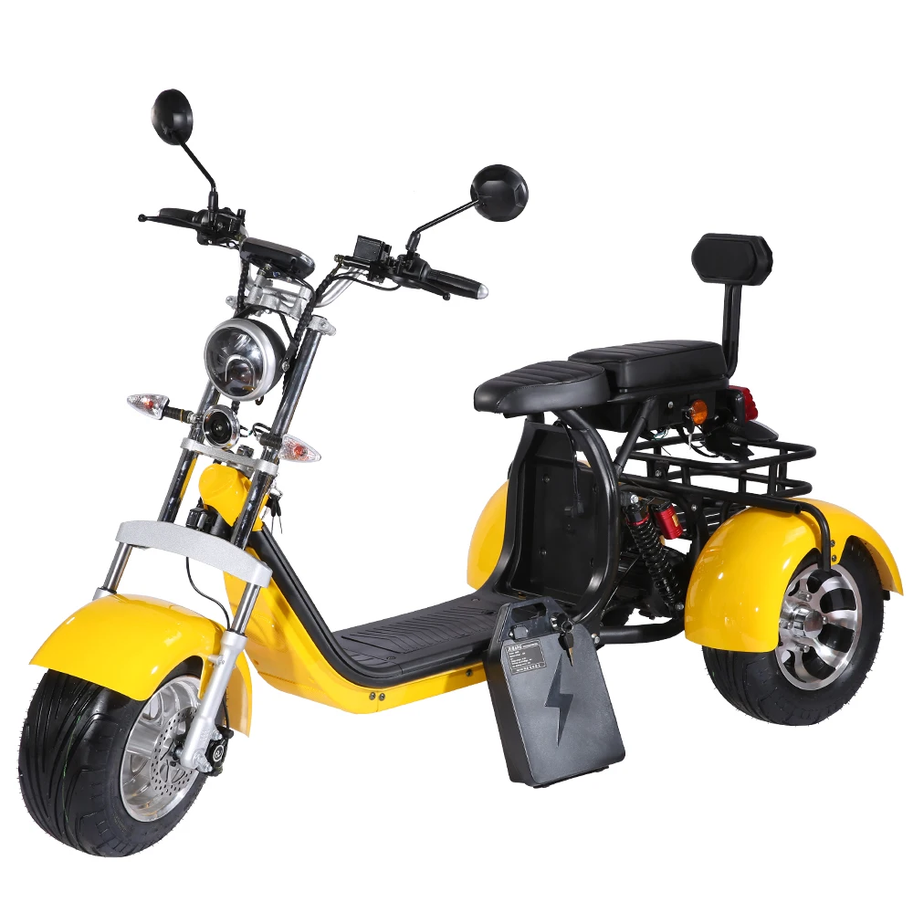US EU UK Warehouse free shipping Three Wheels Citycoco Lithium Battery 60v 40ah 3000W 45kmh Tricycle Electric Scooter motorcycle