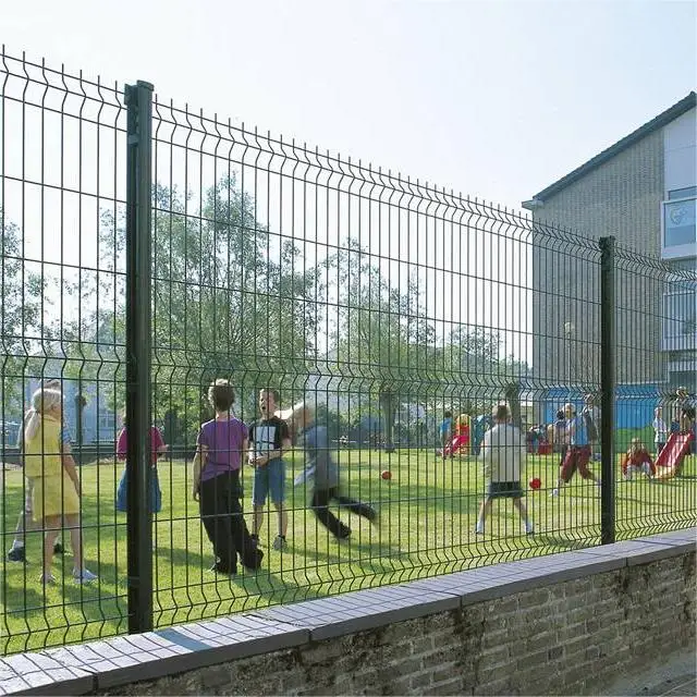 High quality 358 security anti climb wire mesh fence with spikes