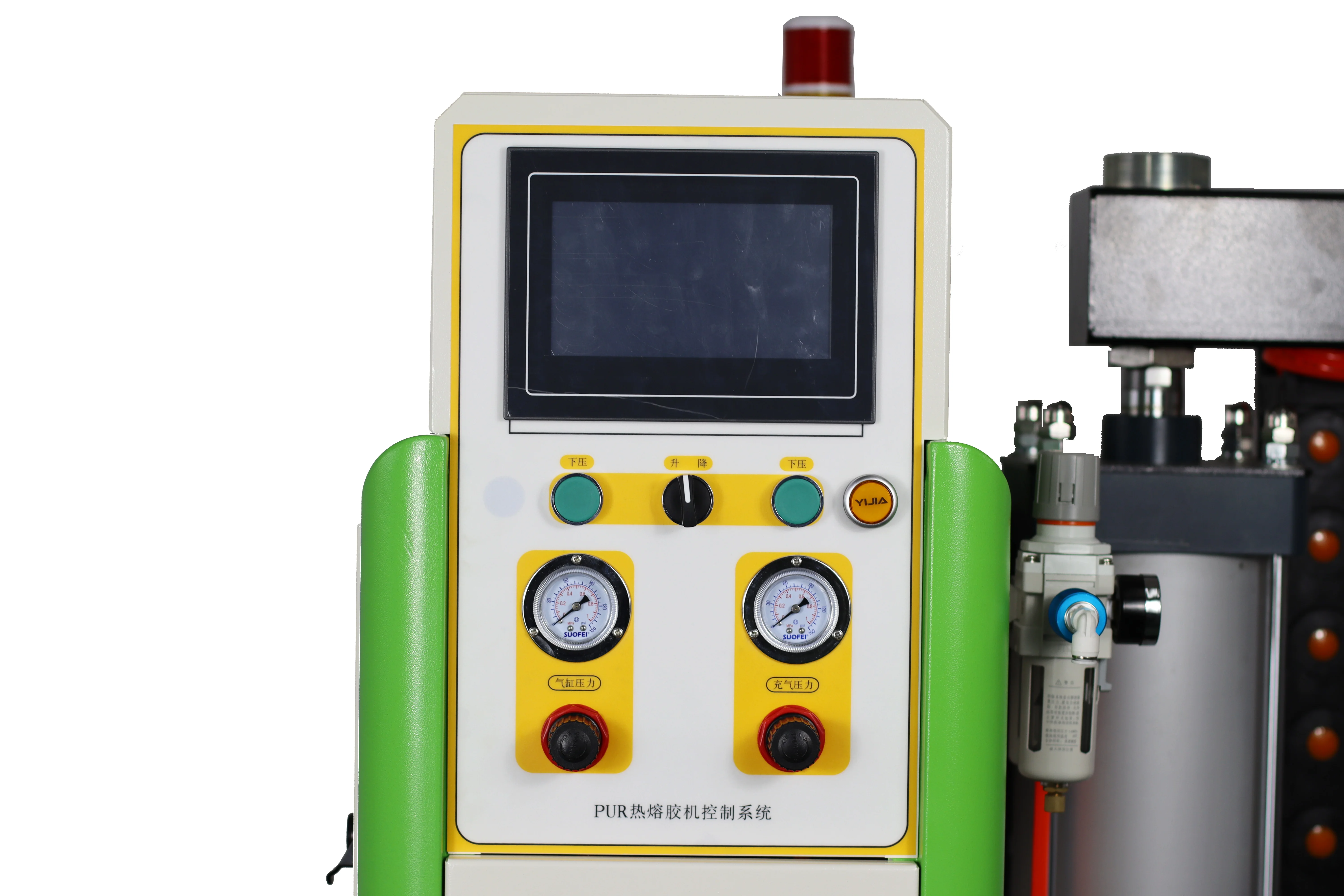 Automobile spring application hot melt glue products glue machine