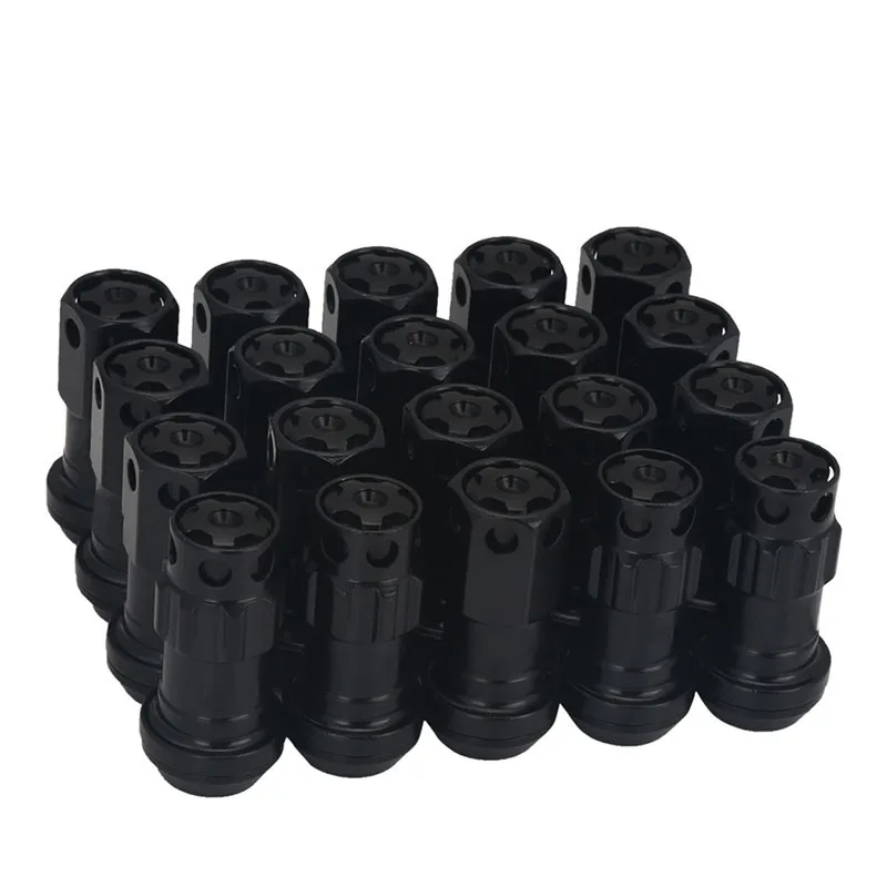 Стальной алюминиевый сплав Mag плавучий длинный M12x1.25 M12x1.5 гоночный титановый колесо безопасности замки зажимы болты и гайки типы набор