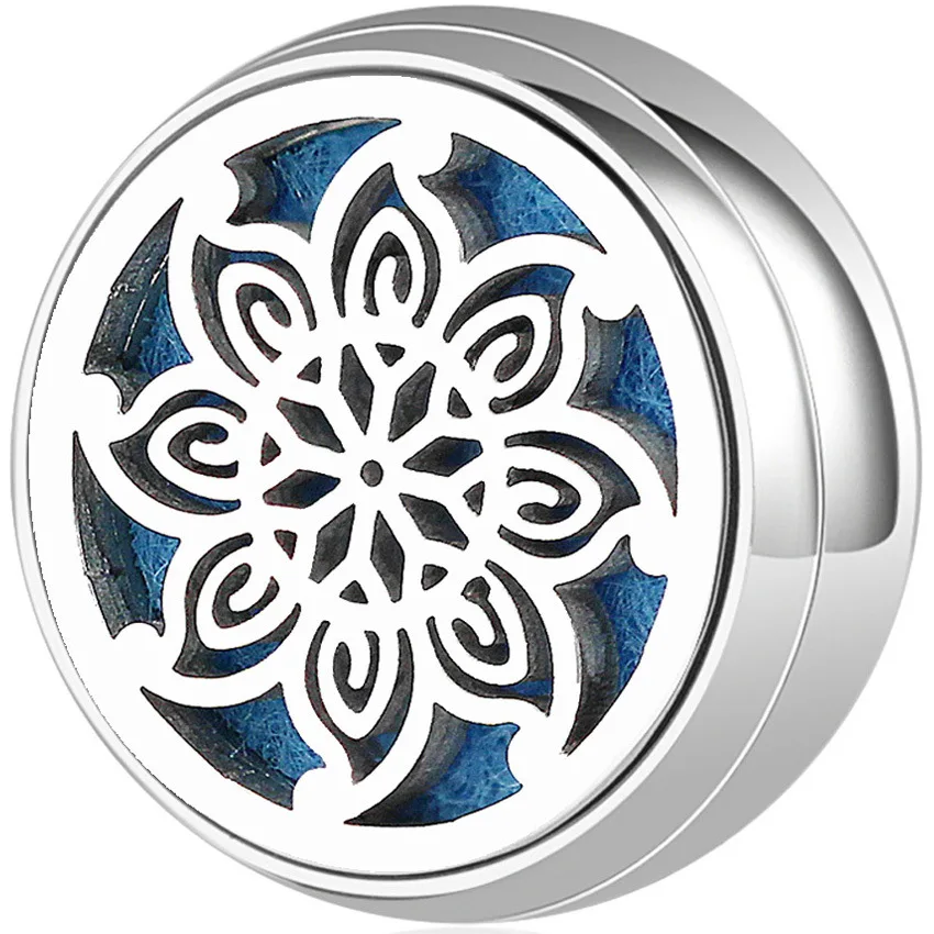 New product small magnetic aromatherapy essential oil perfume diffuser button clip