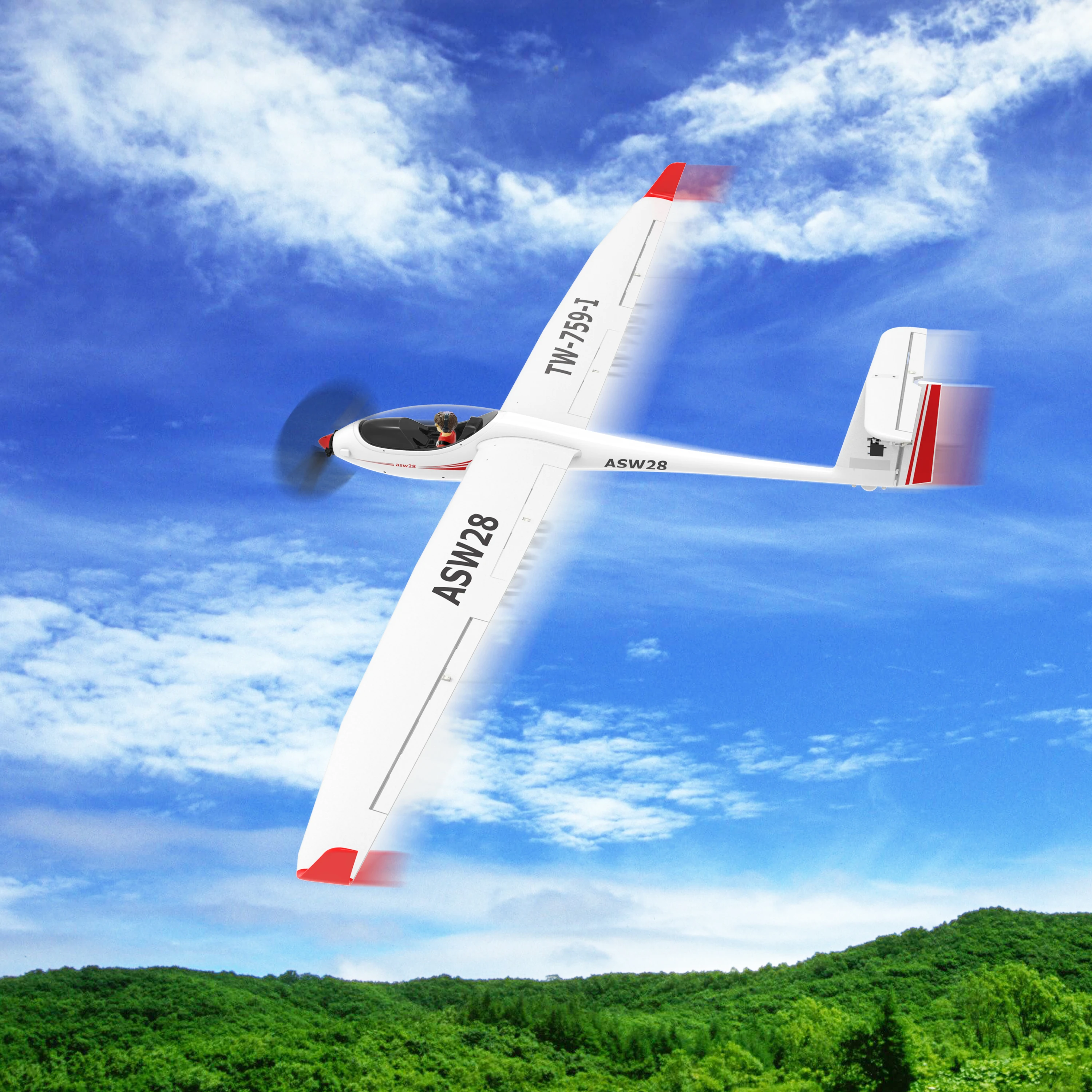 ASW28 PNP  Rc Plane Glider brushless EPO Foam Plastic electric airplane