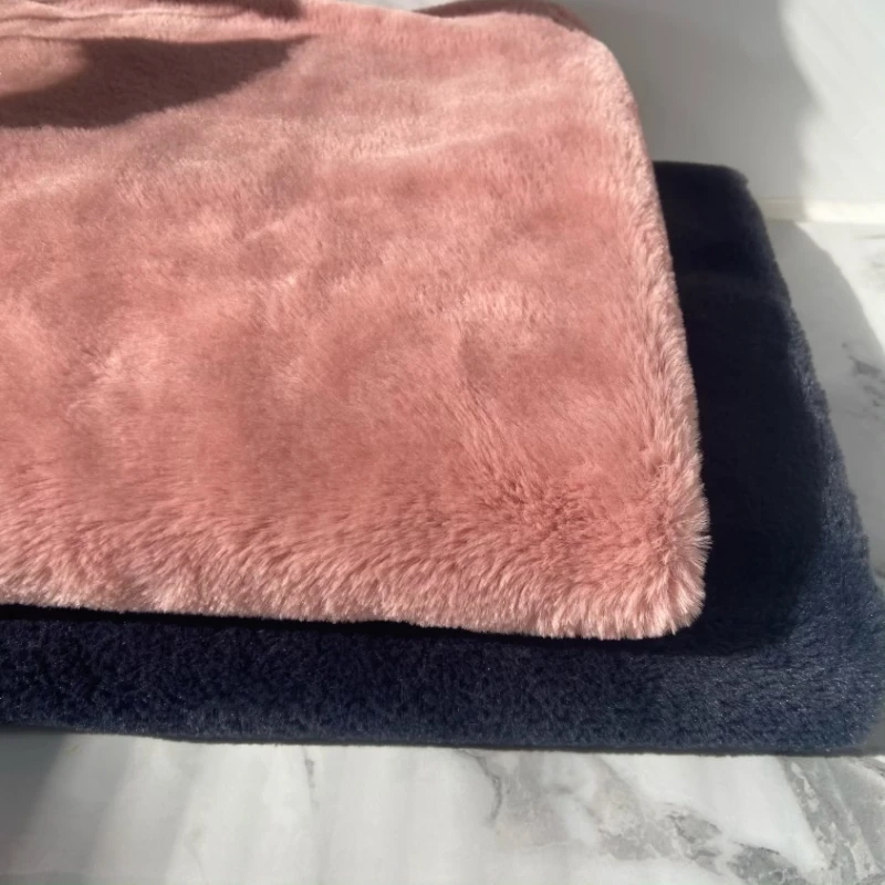 100 polyester knitted sherpa fake rabbit fur garment fabric