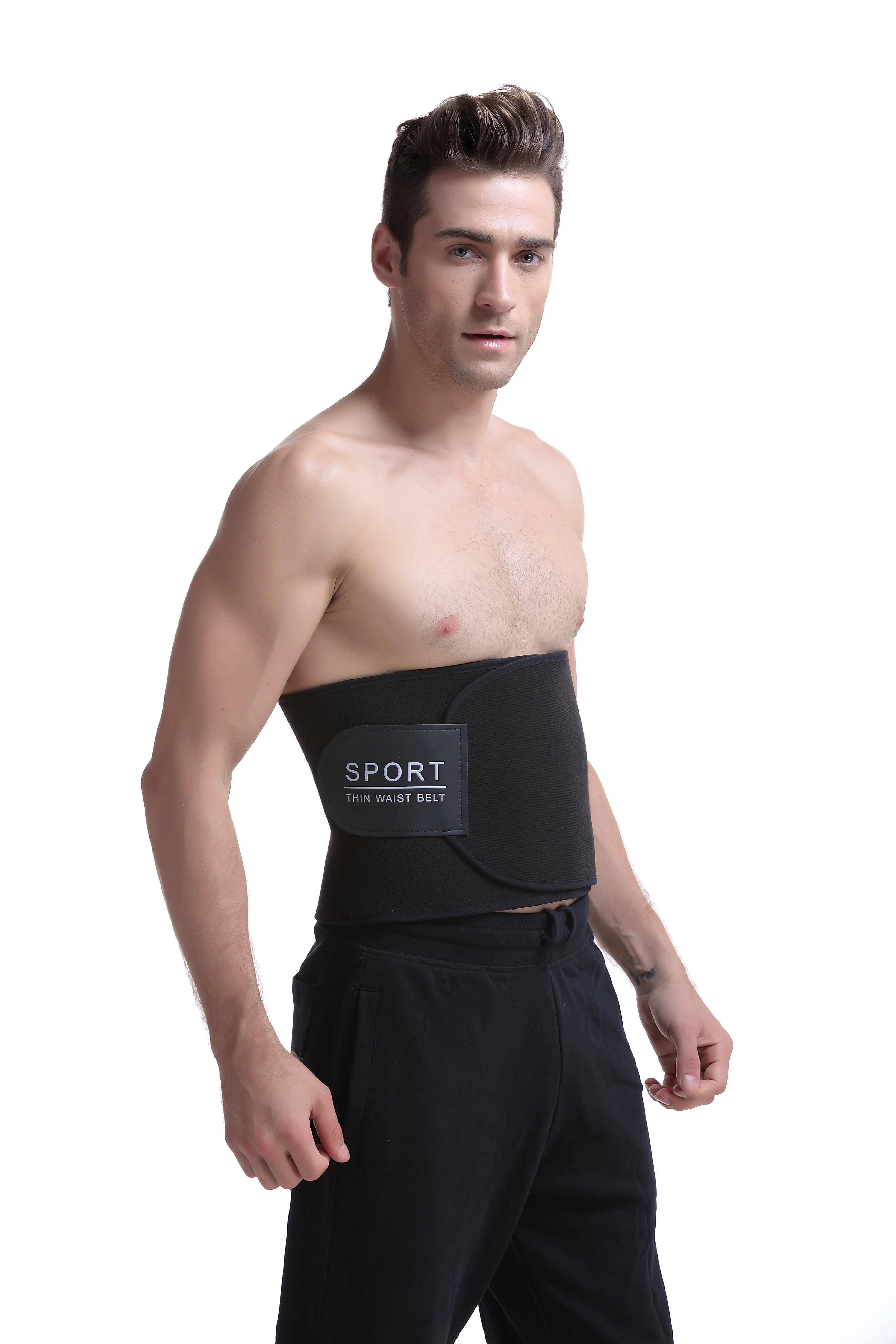 PINSEN Sweat Waist Trimmer Sports Research - Waist Trainer for Women & Men - Sweat Band Belt - Faja para Hacer Ejercicios