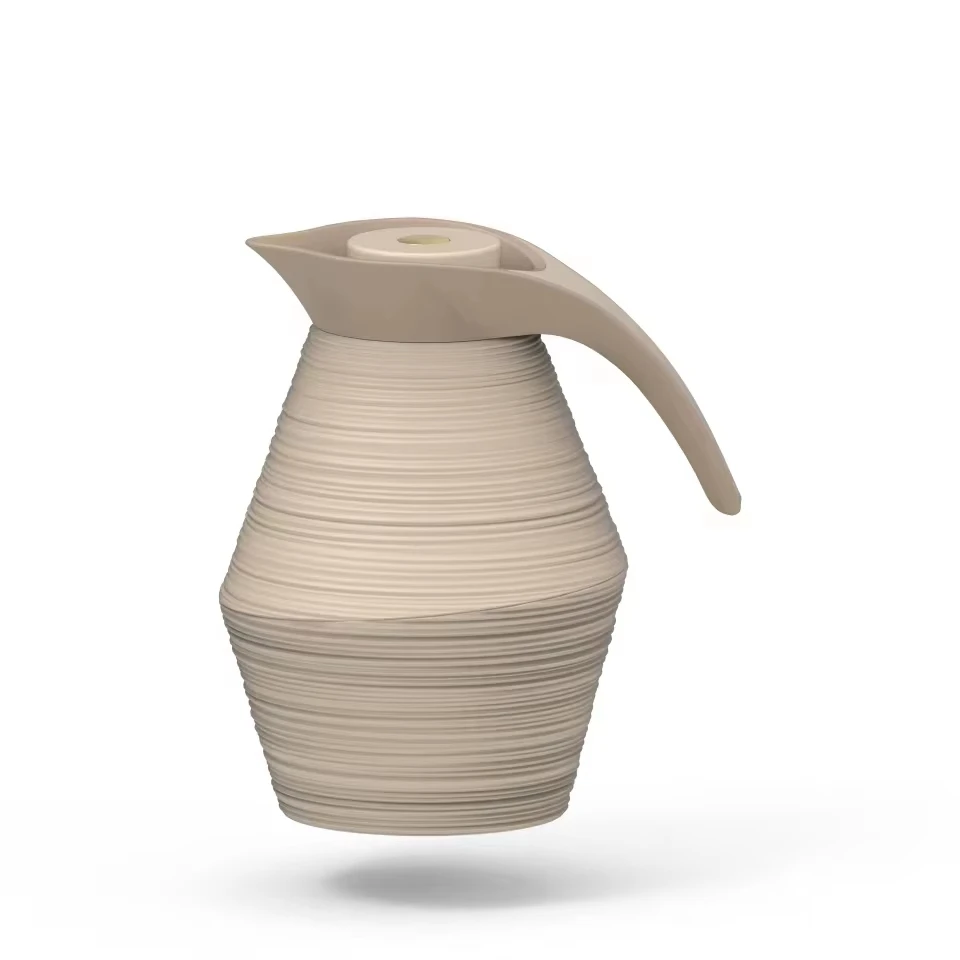 Morandi Color Scheme Modern Ramadan Water Bottle Tea Coffee Pot Glass Inner Insulated Water Jug Vacuum Flasks & Thermoses