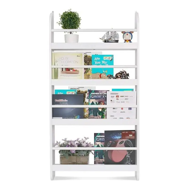 Wall mounted Kids Bookcase Storage Shelves