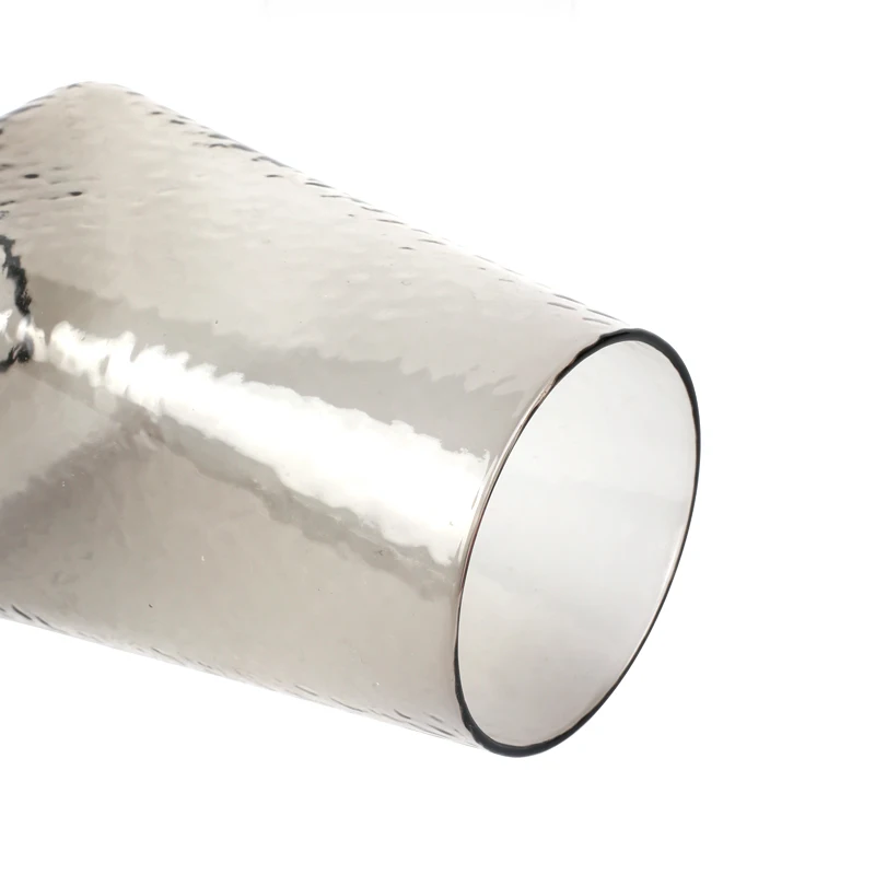 Factory hammered crystal square glass drinking glass  for juice and water
