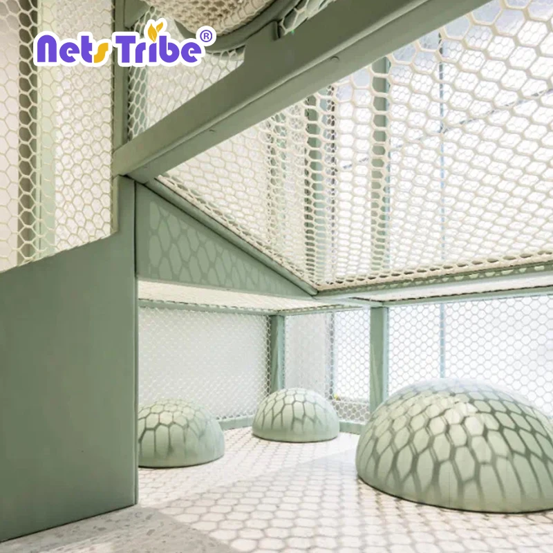 Factory professional sale commercial kids playground equipment with climbing nets and  indoor playground for park