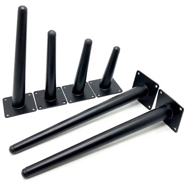WINSTAR Contemporary Furniture Foot Oblique 1.2mm Pipe Oblique Metal Sofa Legs With Rubber
