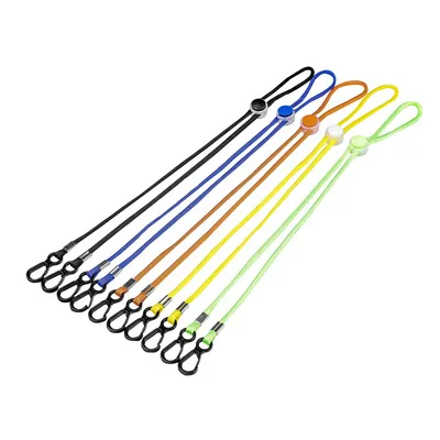 Tian Qiao Hot Sale Popular 196 Colors Adjustable Comfortable Facemask Neck Strap with Clips Facemask Lanyard