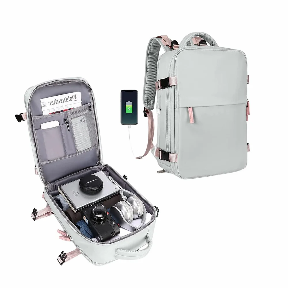 Large Travel Women Carry On Backpack Hiking Waterproof Outdoor Sports Casual Daypack School Bag