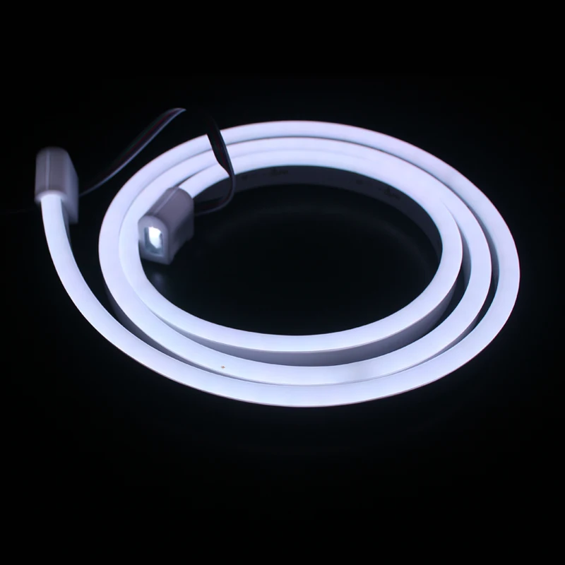 Outdoor IP68 Waterproof 3000K 4000K Warm White LED Neon Flex Hose 24V