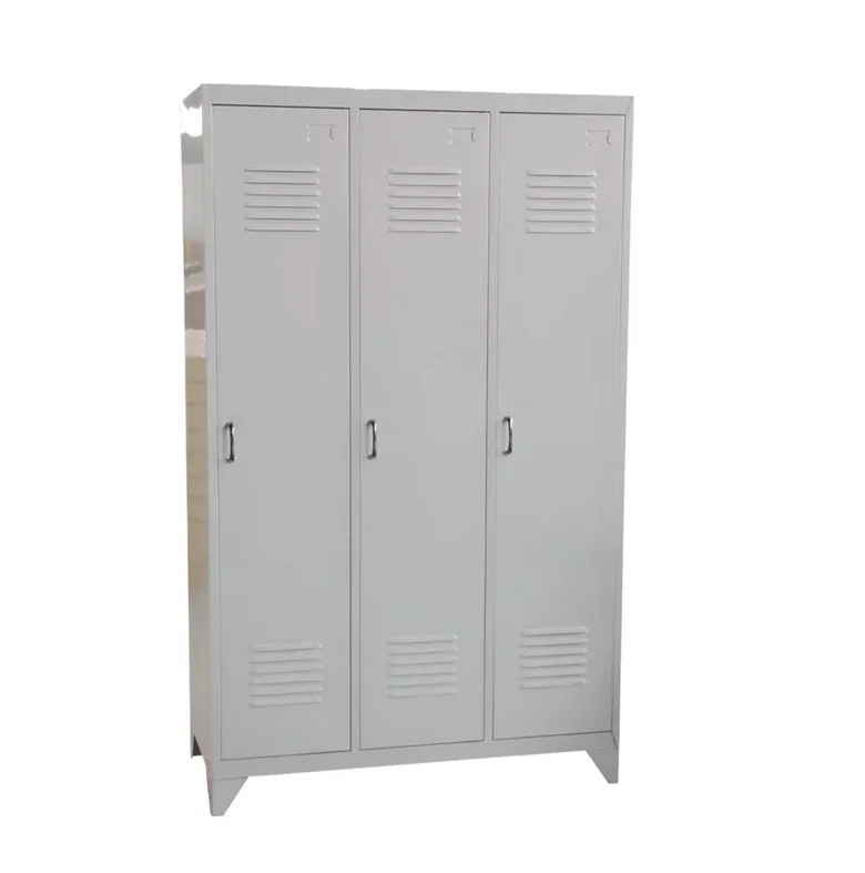 Storage Lockers Work Locker Wardrobe GDLT Steel 3 Door Metal Office Furniture Modern RAL Color Metal Storage Cabinets for School