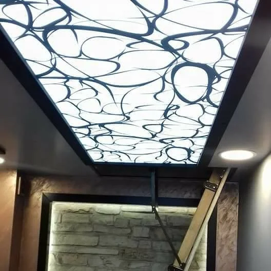 ZHIHAI soft pvc transparent sheet ceiling design pictures
