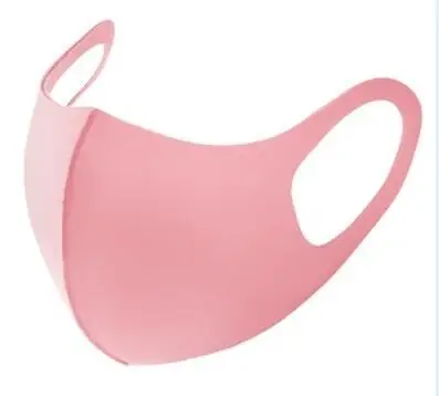 Высококачественная зимняя теплая плотная маска для лица из ледяного шелка моющаяся Пылезащитная хлопковая модная дышащая многоразовая маска для лица из ледяного шелка