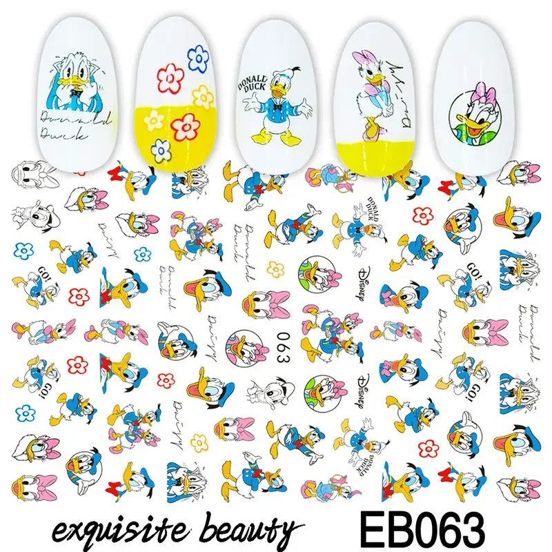 3D Cartoon Animals Nail Art Decorations Stickers Spring Manicure Sticker Cute Decals Accessories