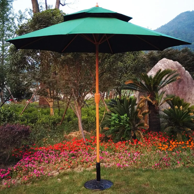 Hot Sellers 9Ft/2.7M 8 Ribs Outdoor Patio Umbrella With Tile And Crack Factory Direct Garden Parasol Sun Umbrella