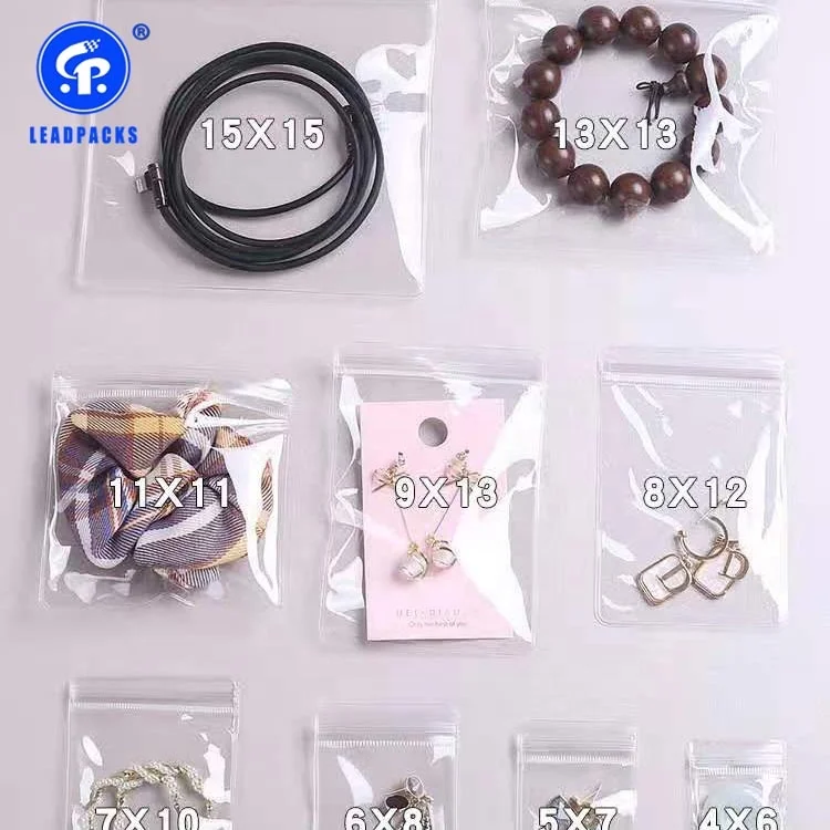 Size Customized High Quality Reclosabel PE Zip lock Zipper Bags