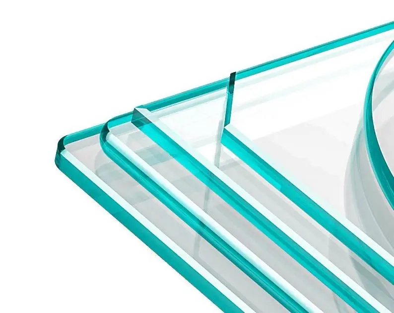 high quality Factory Custom Optical 92% Transmittance Tempered glass panels for balcony