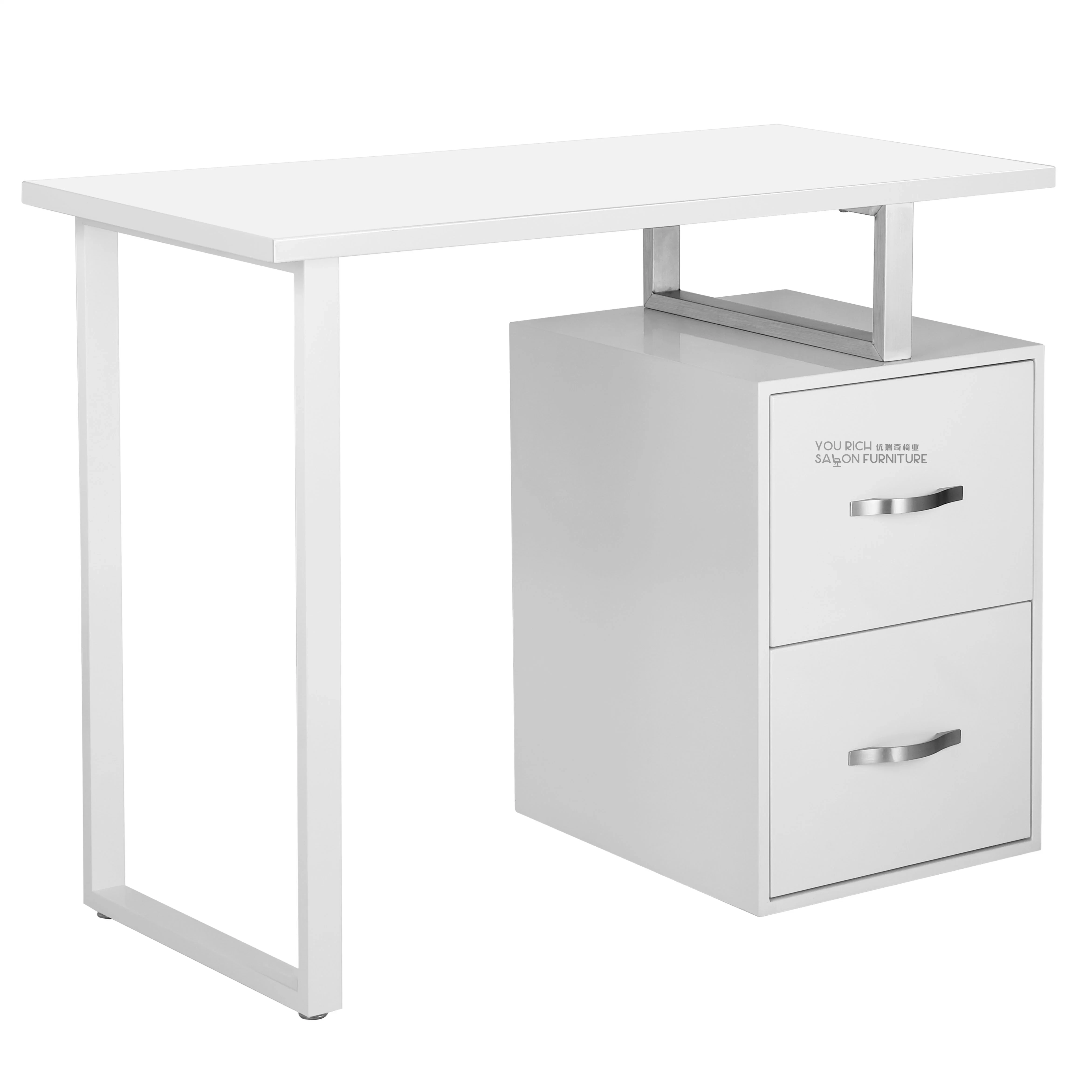 White Table with Drawer Beauty Salon Nail equipment Desk Custom