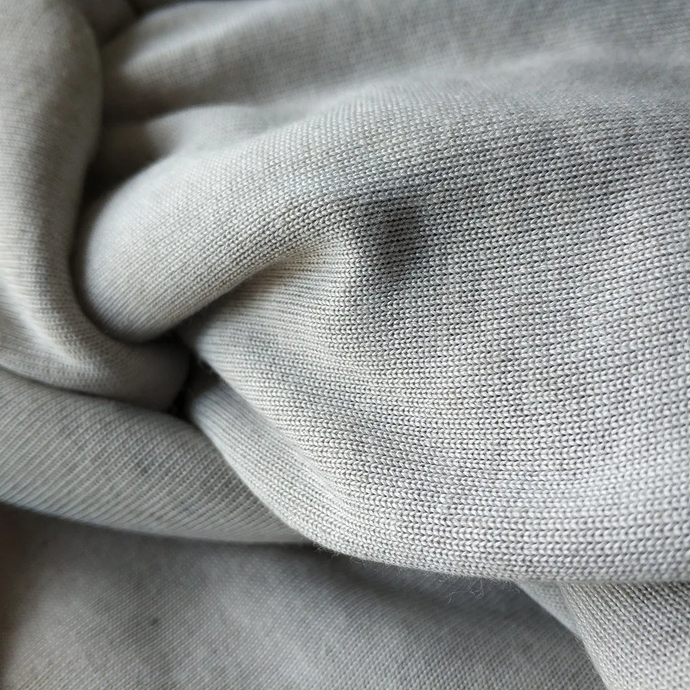 Silver Fiber Knitted Anti-bacterial and Odor Proof Single-sided Towel Cloth Defending Radiation  Blocking RF Reducing Radiation