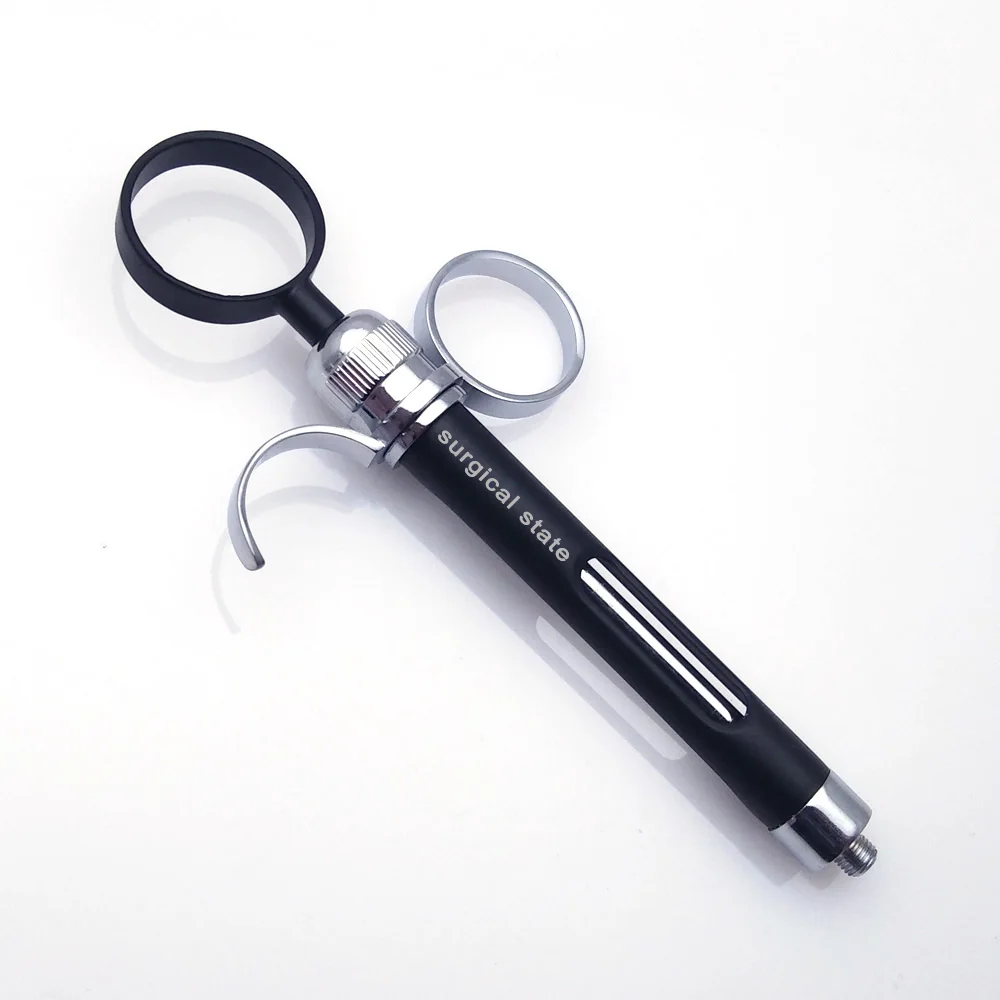 Dental Cartridge Syringe with Premium Color of Black Medical Grade Stainless Steel Customer Size Surgical State
